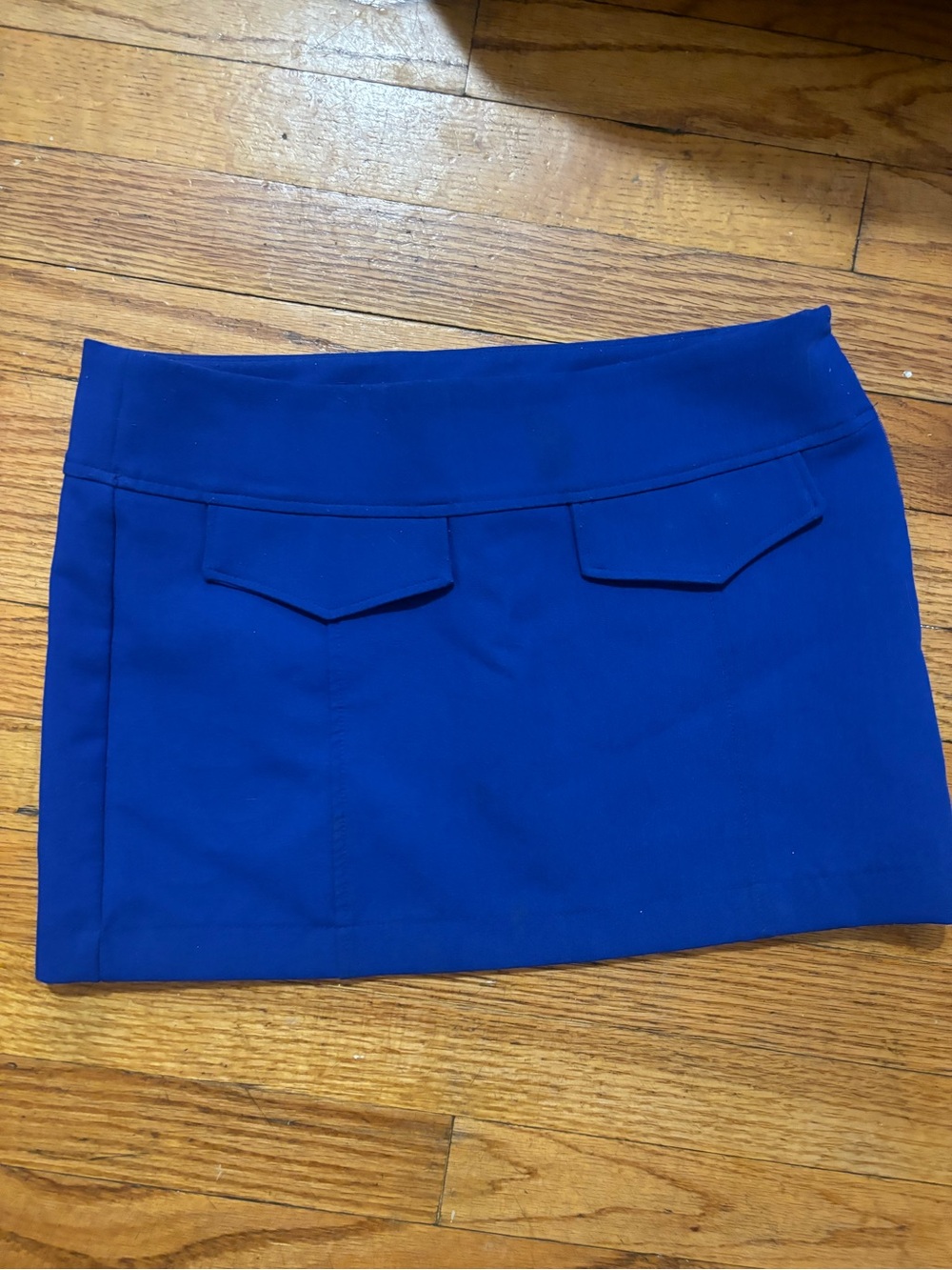 Bershka Royal Blue Mini Skirt